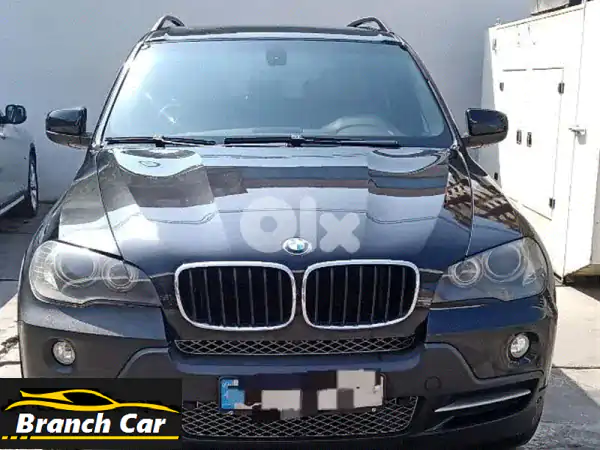 BMW X5 2008 Sport Package | أسود فخم | قوة وفخامة X5 مستعملة للبيع