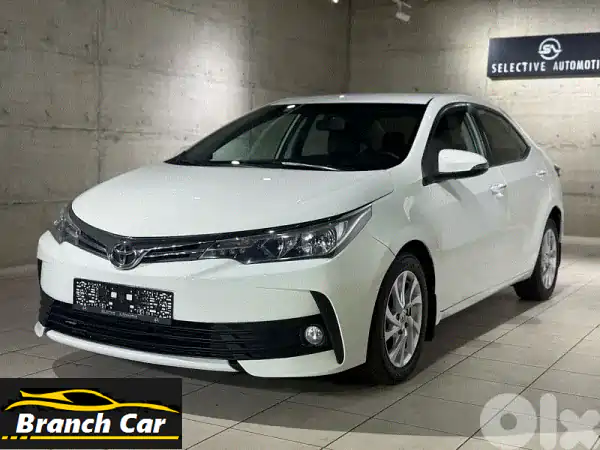 تويوتا كورولا LIMITED 2017 بيضاء - مالك واحد، نظافة مصنع،...