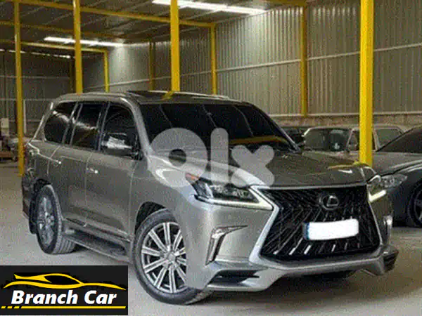 للبيع: لكزس LX 570 موديل 2017 سوداء فل كامل - قوة V8 وفخامة لا مثيل لها، حالة ممتازة!