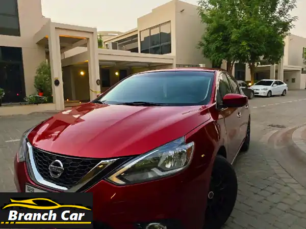نيسان سنترا SR 2019 وارد أمريكي - أحمر خمري رياضي وفاخر...