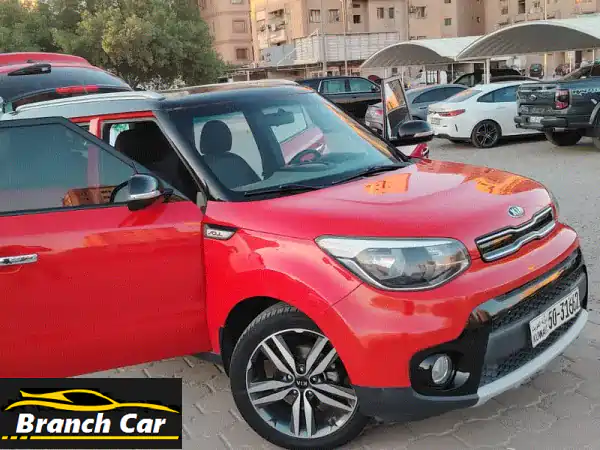 كيا سول 2019 حمراء مميزة | صبغ وكالة (عدا قطعة) | مالك ثاني | صيانات الوكالة كاملة | للبيع