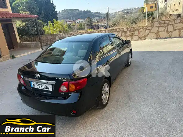 تويوتا كورولا 2008 سوداء للبيع في القصيبة النبطية...