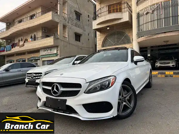 مرسيدس C300 كوبيه 2017 AMG أبيض: فخامة الأداء...