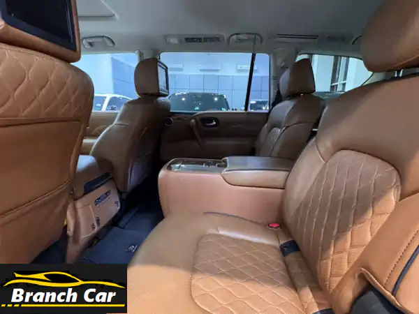 انفنتي QX80 موديل 2019 أبيض فاخرة مواصفات أمريكية | SUV كامل المواصفات للبيع في البحرين