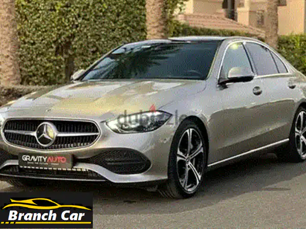 مرسيدس C200 AMG 2023 | فبريكة بالكامل | 12 ألف كم | صيانة توكيل