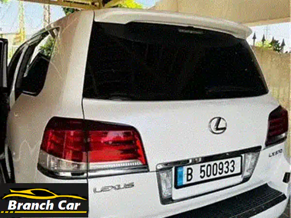 لكزس LX 570 2013 خليجي أبيض: قمّة الفخامة والأداء...