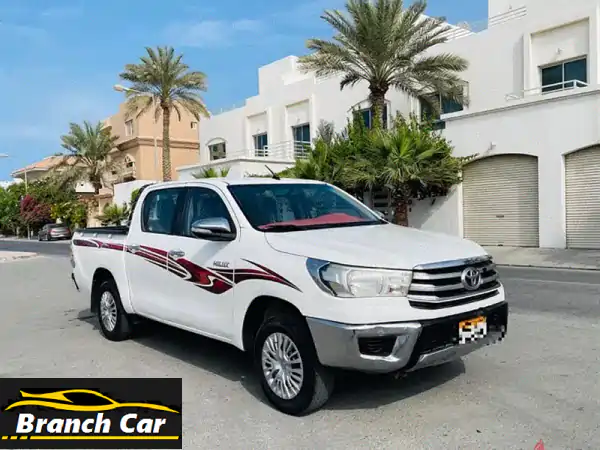 فرصة ذهبية: تويوتا هايلوكس 2016 أبيض دبل كابين للبيع في البحرين (تأمين وتسجيل ساري لـ 2026!)