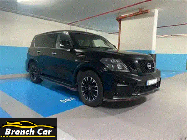 نيسان باترول 2015 V8 أسود للبيع | 100 ألف كم نظيفة جداً | 7 مقاعد فاخرة