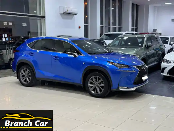 لكزس nx 200 t موديل 2016 (أزرق)  المسافة المقطوعة: 55,800...