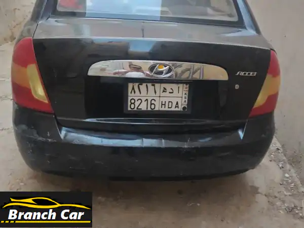 فرصة لا تعوض! هيونداي أكسنت 2008 سوداء أوتوماتيك -...