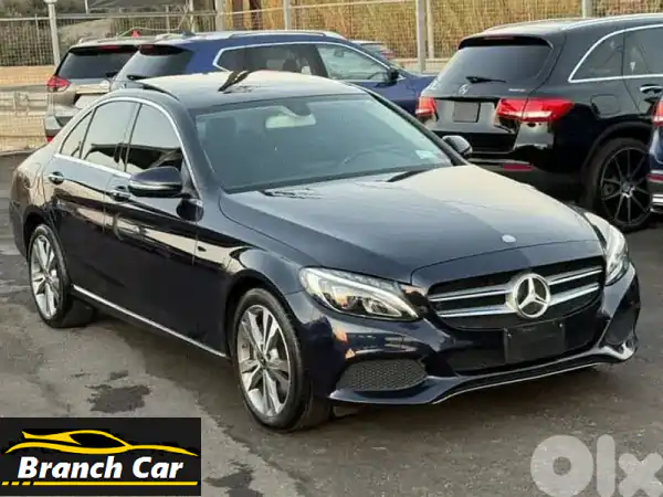 مرسيدس C300 4MATIC 2017 الفخمة | بانوراما، جلد أسود وأكثر...
