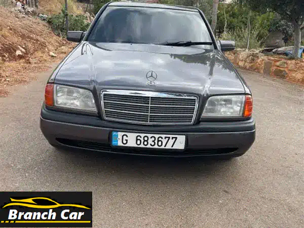 مرسيدس C280 ESPRIT موديل 1995 رمادي: فخامة، أمان (ESP) وأداء...