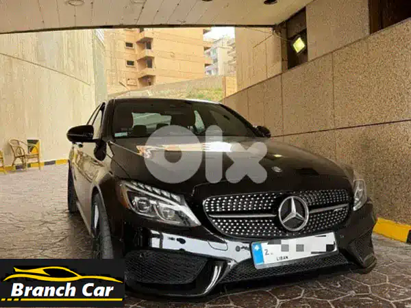 مرسيدس C43 AMG 2017 للبيع: قوة وفخامة بانورامية سوداء -...