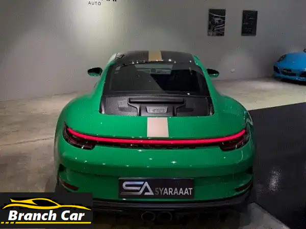 امتلك أسطورة بورش: GT3 تورينج 2023 خضراء - كالجديدة، ضمان وPPF كامل