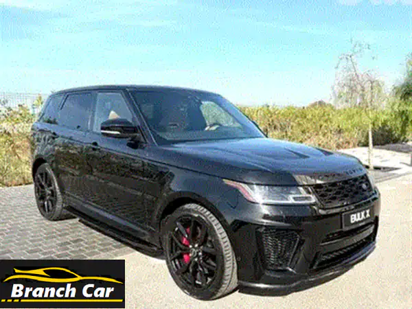 رنج روفر SVR 2017 كاربون إيديشن أسود: محرك لم يُفتح! | كارفاكس نظيف | مواصفات كاملة