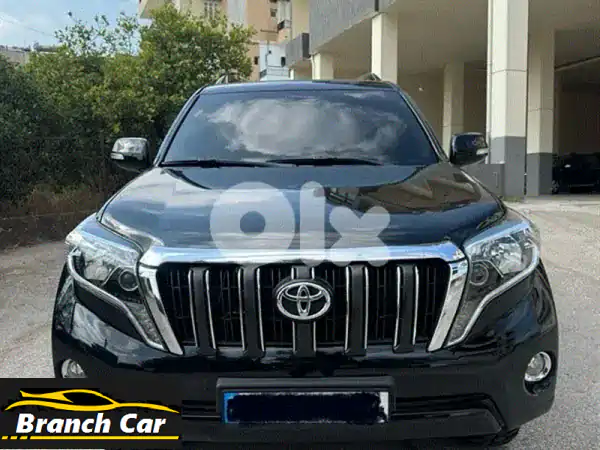 تويوتا برادو 2012 (شكل 2015) - أسود ملكي - نظافة فائقة -...