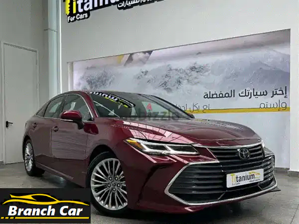 تويوتا افالون 2021 لمتد (حمراء): فخامة، أداء، وضمان...