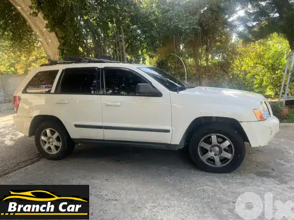 جيب شيروكي 2008 نظيف بالغاز | أبيض جاهز للفحص الغازية