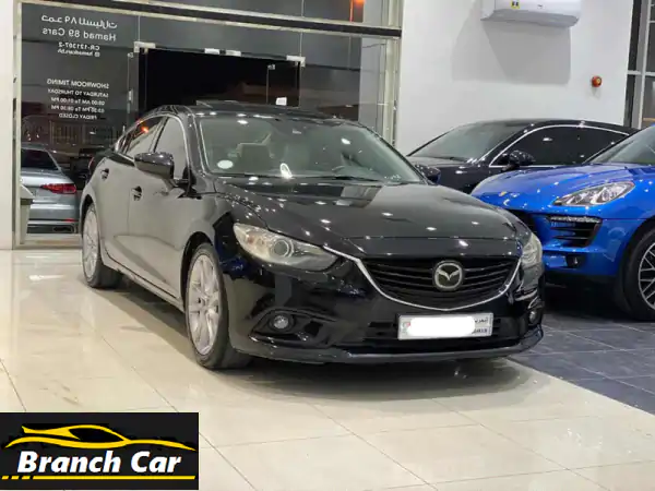 مازدا 6 موديل 2015 سوداء: فل أوبشن، تأمين لـ 2026، للبيع...