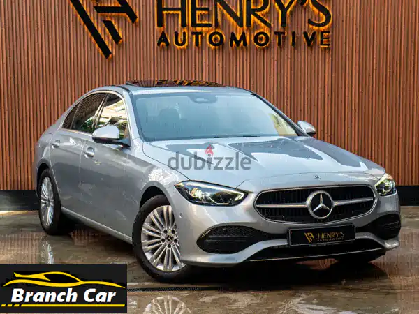 فرصة لا تعوض: مرسيدس C180 2023 Avantgarde Plus فضية جديدة كلياً...