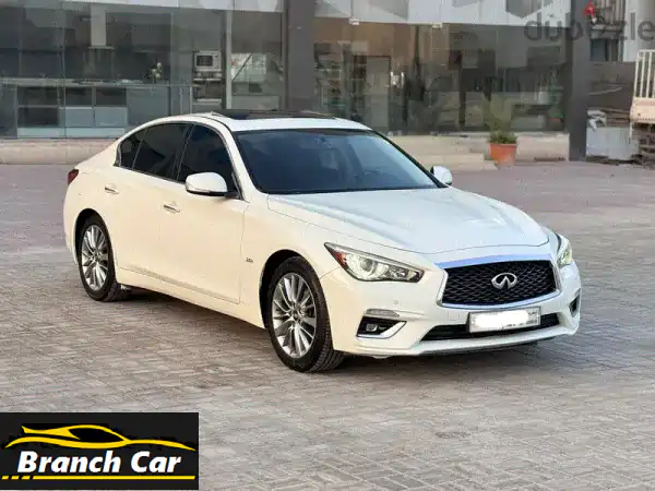 إنفينيتي Q50 2018 البيضاء الفاخرة | فل أوبشن |...