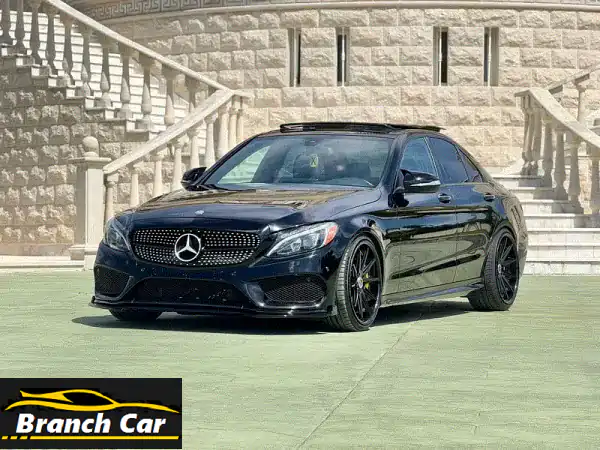 للبيع: مرسيدس C300 4MATIC AMG Black Edition 2015 - فخامة،...