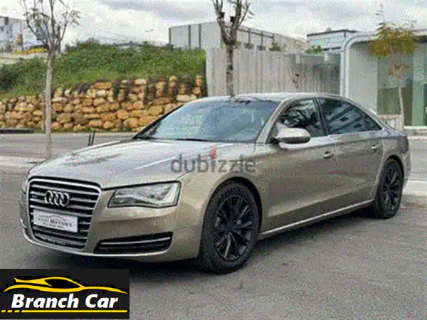 أودي A8 كواترو 2013 V8: قمة الفخامة الألمانية بحالة المصنع وصيانة كتانة