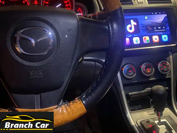 سيارة مازدا موديل 2009، ملكية سنة واحدة، شاشة وكاميرا خلفية، السعر 9500