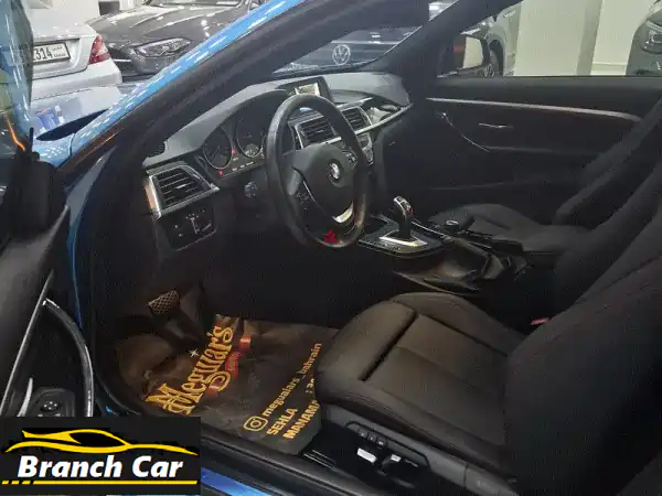 امتلك الأناقة والقوة: BMW 4 Series 420i كوبيه 2018 أزرق - صيانة وكالة وتأمين شامل!