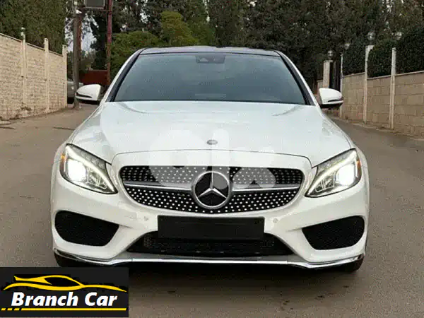 امتلك الفخامة المطلقة: مرسيدس C300 2017 بيضاء - لو...