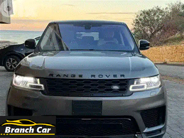 لاند روفر رينج روفر سبورت HSE 2019 للبيع - أناقة فوجي الأبيض، قوة سوبرتشارج، وصيانة كاملة!