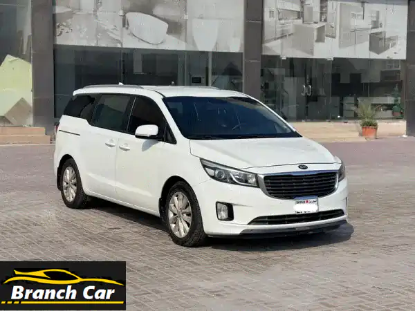 كيا جراند كرنفال 2018 بيضاء: سيارة العائلة الفاخرة بـ...