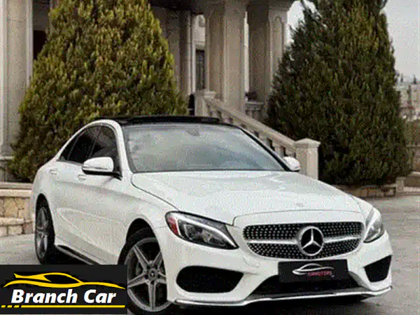 مرسيدس C-Class 2016 فضي | C300 نظيفة جداً | الفخامة تنتظرك! (مستعملة بحالة الوكالة)