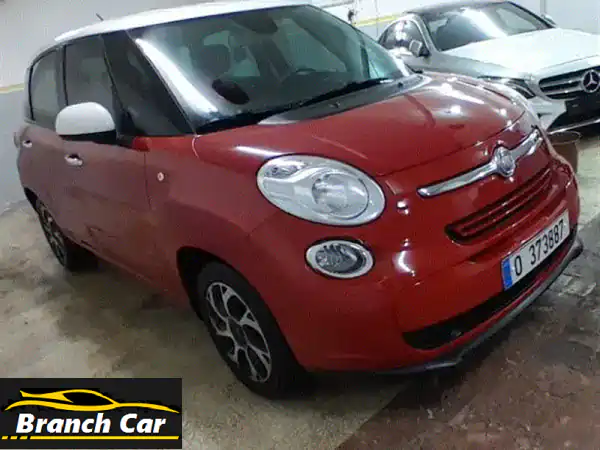 فيات 500 L حمراء 2015 فل أوبشن | نظافة فائقة (سيارة بيت)...