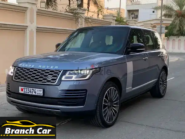 امتلك الفخامة والقوة! رنج روفر فوج SE سوبرتشارج 2019 (أزرق) - عداد 60 ألف كم فقط | وكيل البحرين | بحالة ممتازة