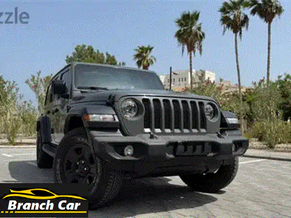 جيب رانجلر صحارى 2019 للبيع - خليجي وكالة عمان | برتقالي مميز | 41 ألف كم | ونش WARN