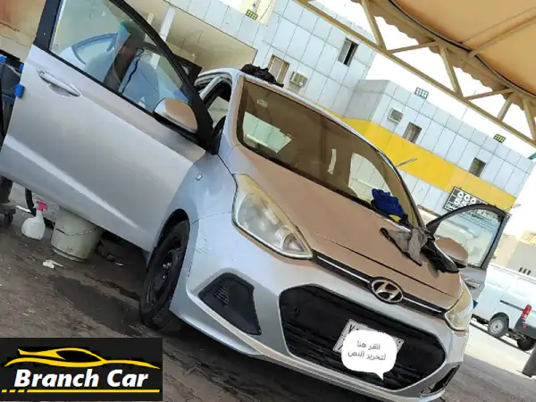 هيونداي أي 10 جراند موديل 2015، الماكينة والجير والبودي بحالة ممتازة، الفحص ساري والاستمارة سارية.