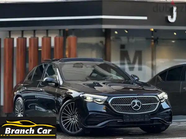 حصرياً: مرسيدس بنز E200 موديل 2025 أسود فاحم -...