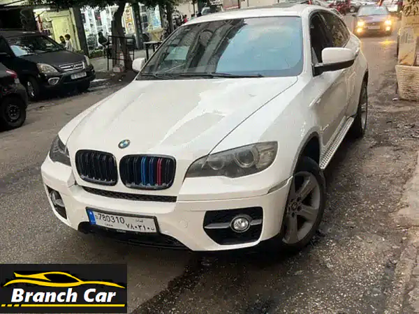 فرصة العمر! BMW X6 2008 أبيض – أسطورة الأداء الفاخر...