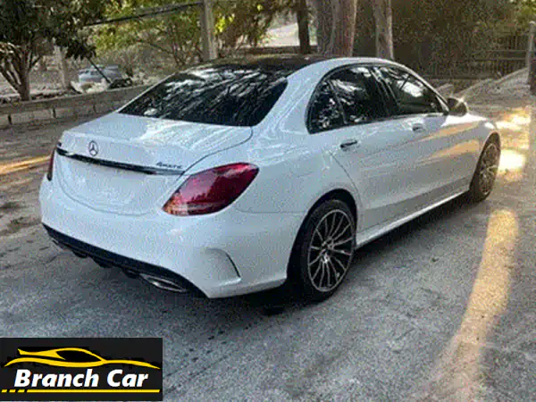 مرسيدس C300 كوبيه 2017 AMG بانوراما: أداء وفخامة ينتظرانك في صيدا! (أبيض/أحمر) - لا تفوت الفرصة