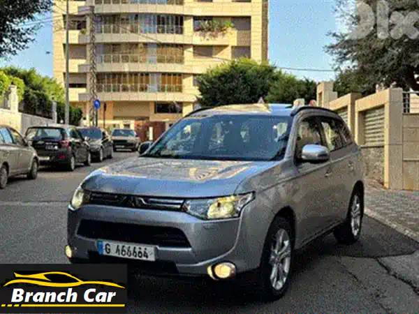 ميتسوبيشي أوتلاندر 2016 GLS 4WD رمادي: نظافة فائقة ومواصفات كاملة – جاهزة للانطلاق!