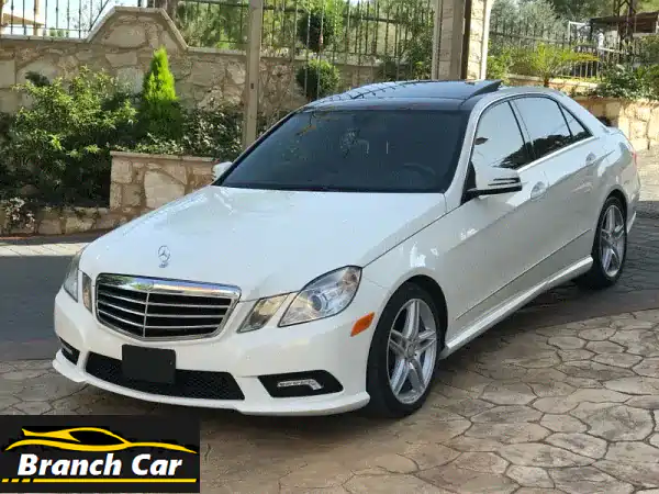 مرسيدس E-Class 2011 | فخامة بيضاء بقلب أسود - نظافة وأداء...