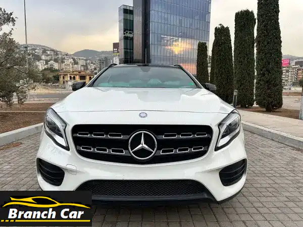 فرصة ذهبية: مرسيدس GLA-Class 2018 AMG LOOK 4Matic - أبيض فخم وأداء...