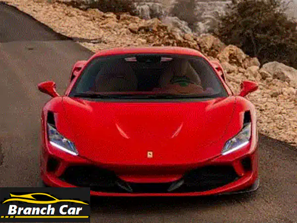 فيراري F8 تريبوتو 2021 أصفر | 400 كم فقط! بحالة الوكالة وتحت الضمان | حلمك ينتظرك!