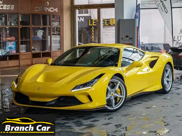 فيراري F8 تريبوتو 2021 أصفر | 400 كم فقط! بحالة الوكالة...