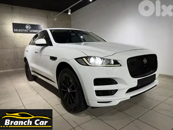 جاكوار F-PACE دايناميك 2017 V6 بيضاء | مالك واحد، سوبر كلين...