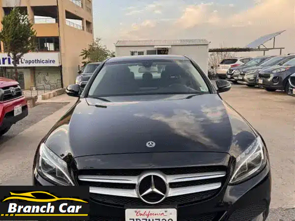 مرسيدس C-Class 2018 | أسود فخم | نظافة استثنائية |...