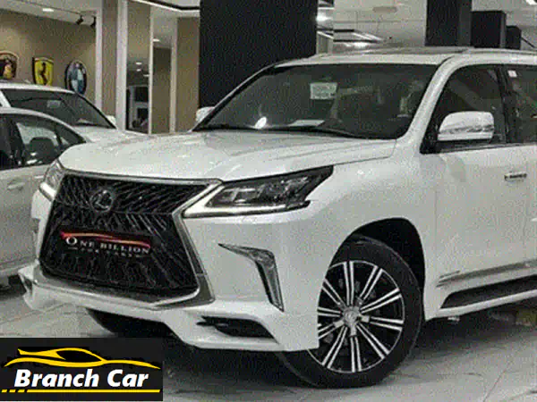 لكزس LX 570 2019 للبيع | أبيض خليجي | فخامة وقوة من معرض المليار