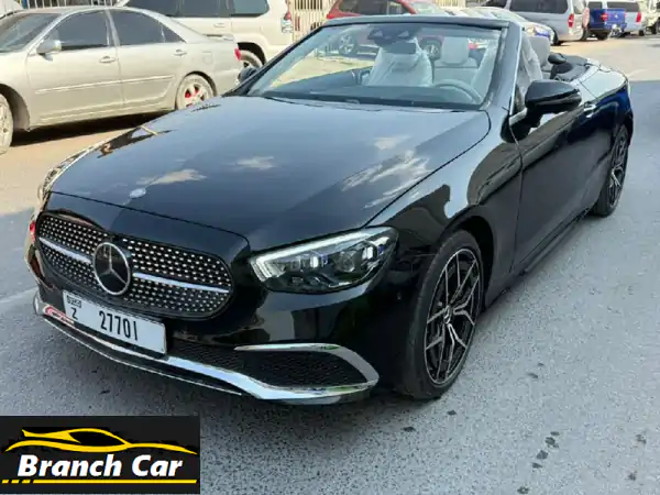 امتلك الفخامة الآن: مرسيدس بنز E 450 موديل 2023 شبه جديدة بـ 7000 كم فقط!