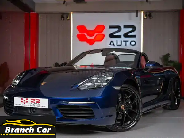 بورش 718 بوكستر 2024 زيرو (أزرق كحلي) | تسليم فوري V22...